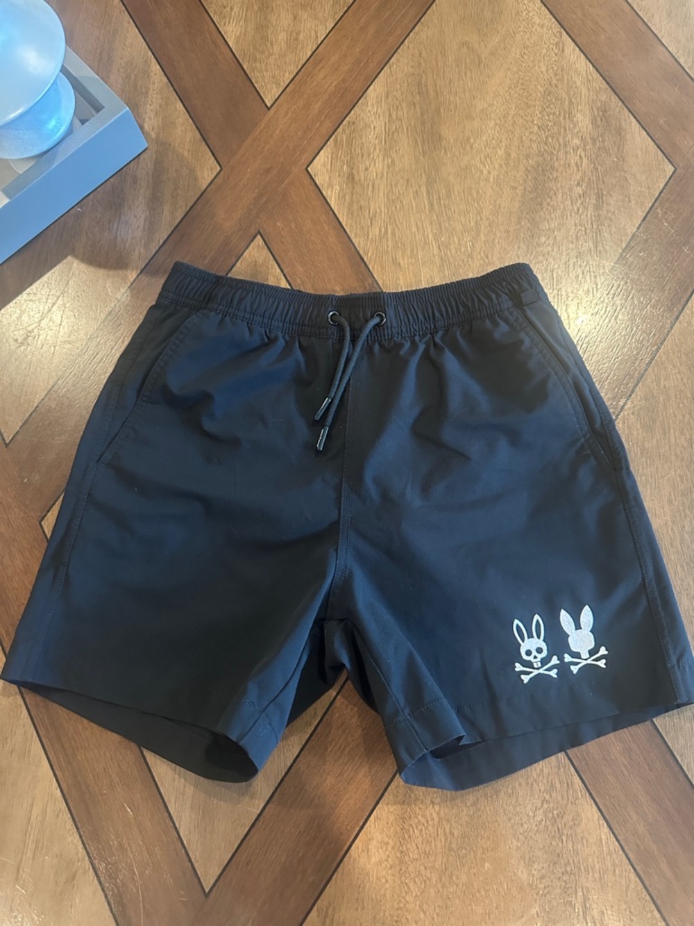 Boy’s Black Swim Psycho BunnyTrunks